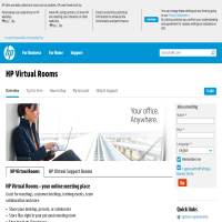 HP Virtual Rooms image